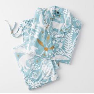 Pottery Barn Teen Harry Potter Magical Damask Organic Cotton Flannel Pajama Set
